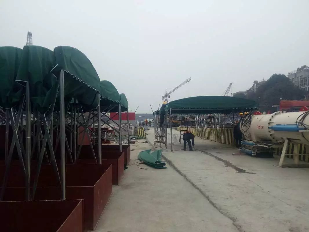 南昌西湖区南昌西湖区中铁二十一局工地移动施工棚